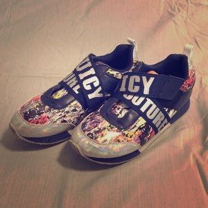 Juicy Couture Blane Splatter Blue&Silver Sneaker